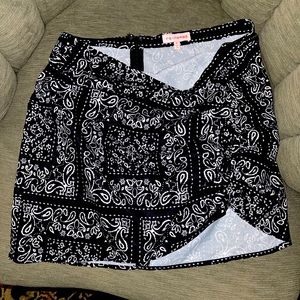 Re:named paisley bandana skirt
